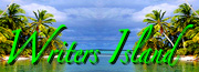 Writers Island Badge